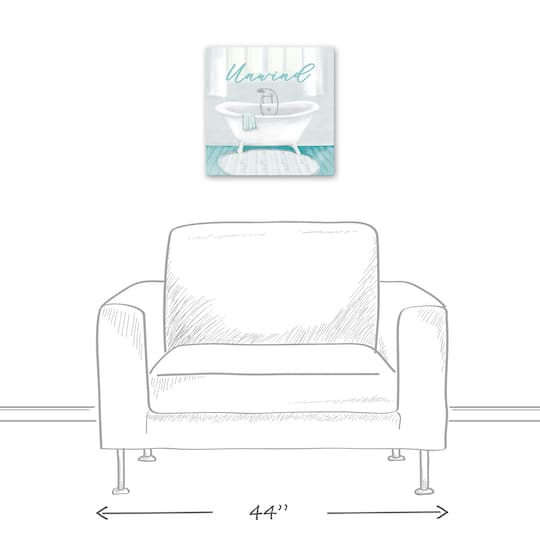 Unwind 16" x 16" Canvas Wall Art
